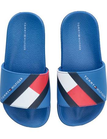 Junior tommy cheap hilfiger sliders