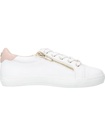 carvela jagged trainers white