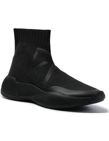 calvin klein umney chunky sole sock trainer