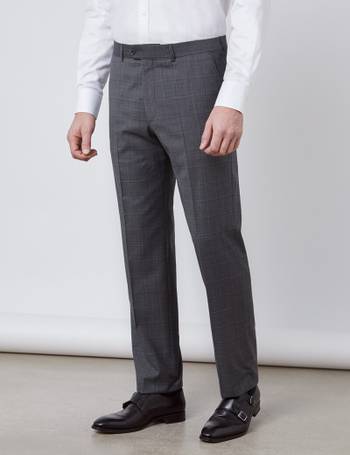 Men's Grey Tailored Flannel Wool Suit - 1913 Collection