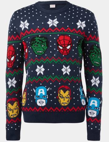 Mens marvel hot sale christmas jumper