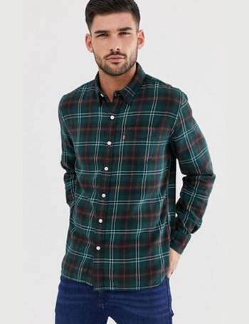 mens flannel shirts levi