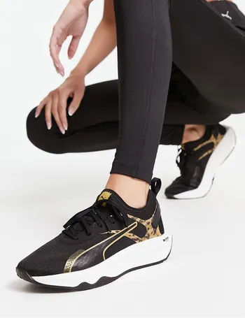 Puma leopard print outlet trainers