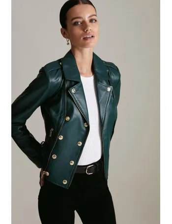 debenhams ladies leather biker jackets