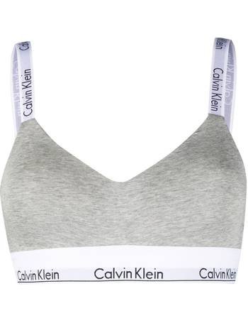 Calvin Klein logo-trim Stretch Bra - Farfetch