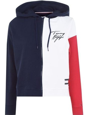 tommy bodywear block hoodie