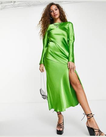 Topshop satin maxi on sale dress