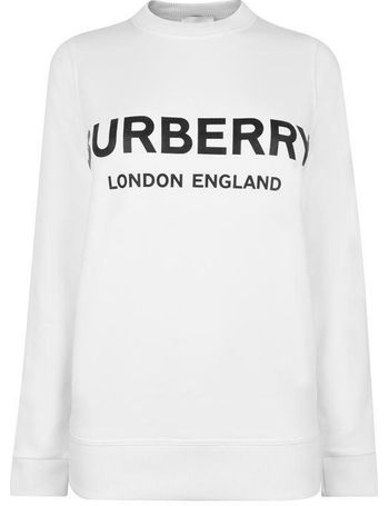 Shop Burberry Logo Sweatshirts for Women up to 50 Off DealDoodle