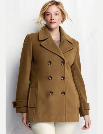 lands end insulated wool coat