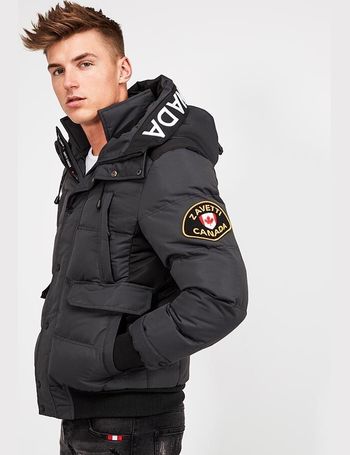 turvo puffer hooded bomber jacket