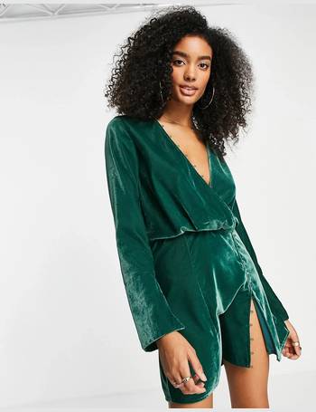 Shop ASOS DESIGN Green Velvet Dresses ...