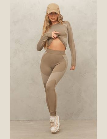 Shape Black Seamless Contrast High Waist Leggings