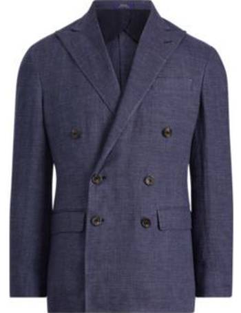 ralph lauren double breasted blazer men's