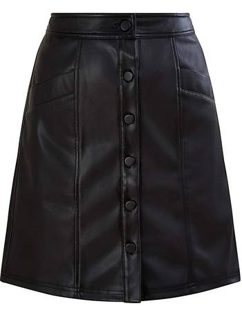 ANTHOLOGY Leather Midi Skirt