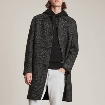 Shop Men's Allsaints Wool Coats up to 70% Off