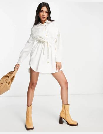 Shop ASOS DESIGN Women's White Shirt Dresses up to 85% Off