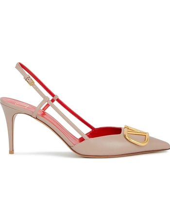 nude valentino heel