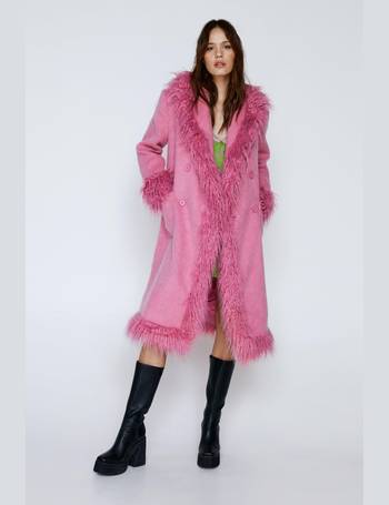 Women's Plus Size Premium Wool Blend Animal Swing Coat