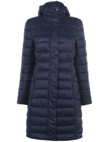 Barbour boardwalk quilted hot sale hooded jacket navy