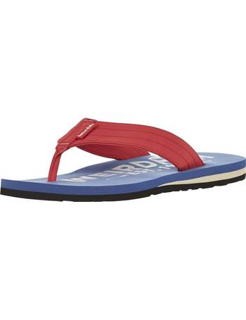 weird fish flip flops mens