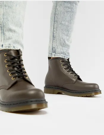 dr martens black 101 unbound 6 eye boots