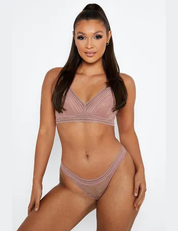 Solid Seamless Lingerie Set