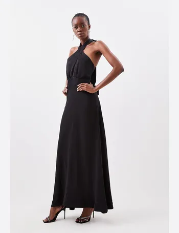 Shop Karen Millen Women's Black Satin Dresses up to 80% Off