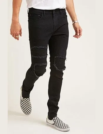 forever 21 mens black skinny jeans