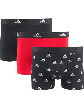 Buy adidas Mens Active Recycled Eco Two Pack Trunks Blue/Blue