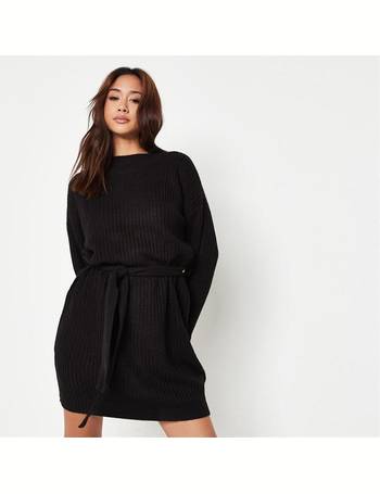 Missguided black outlet jumper dress