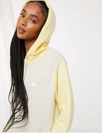 nike oversized pastel colour block hoodie