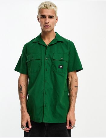 Vans short sleeve sales button up