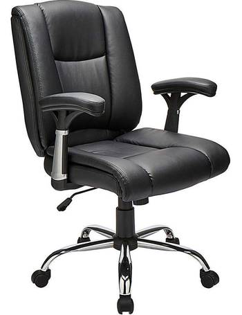 Jd Williams Office Chairs Dealdoodle, Realspace Eaton Bonded Leather Manager Mid Back Chair Black