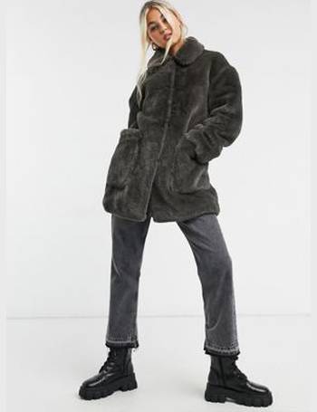 Shop Topshop Women's Grey Coats up to 90% Off