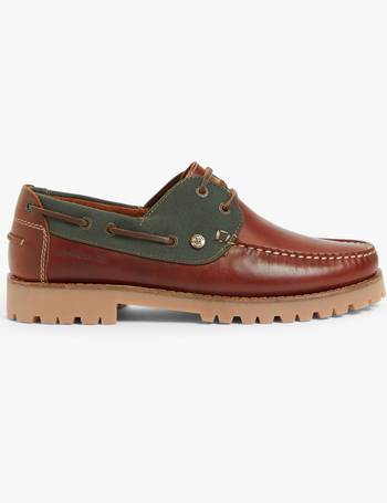 barbour national trust lanyard leather boat shoes