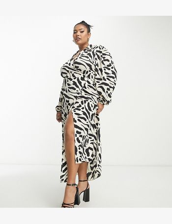 Shop ASOS Curve Midi Wrap Dresses for Women up to 80% Off