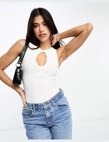 Shop ASOS DESIGN White Bodysuits for Women up to 55% Off