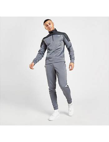 North face clearance tracksuit grey mens