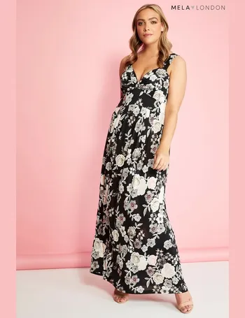 Mela london curve sales floral maxi dress