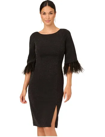 Shop Adrianna Papell Black Knit Dresses for Women up to 80 Off