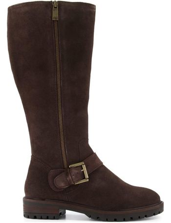 brown knee high boots debenhams