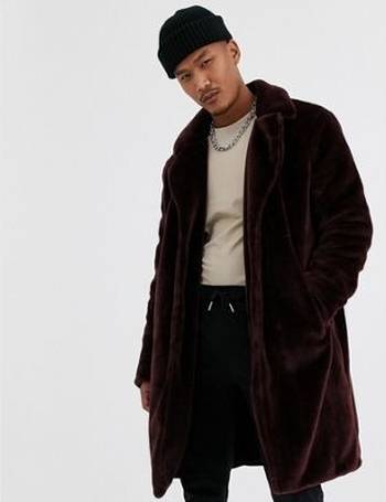 topman shearling coats & jackets