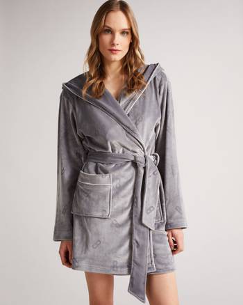 ted baker grey dressing gown