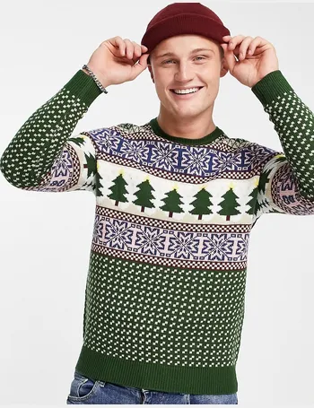 asos neon christmas jumper