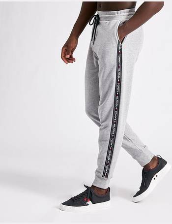tommy hilfiger taped joggers