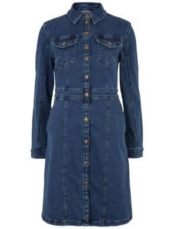 marks and spencers denim dress