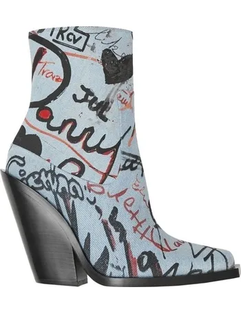 Burberry graffiti hot sale boots