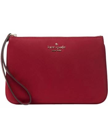 NEW Kate Spade Red Cranberry Cocktail Chelsea Nylon Laptop Sleeve