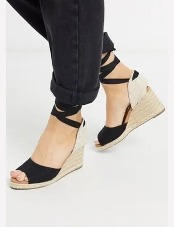 new look black wedges