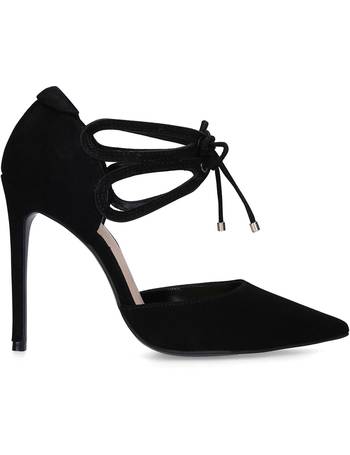 carvela black court shoes